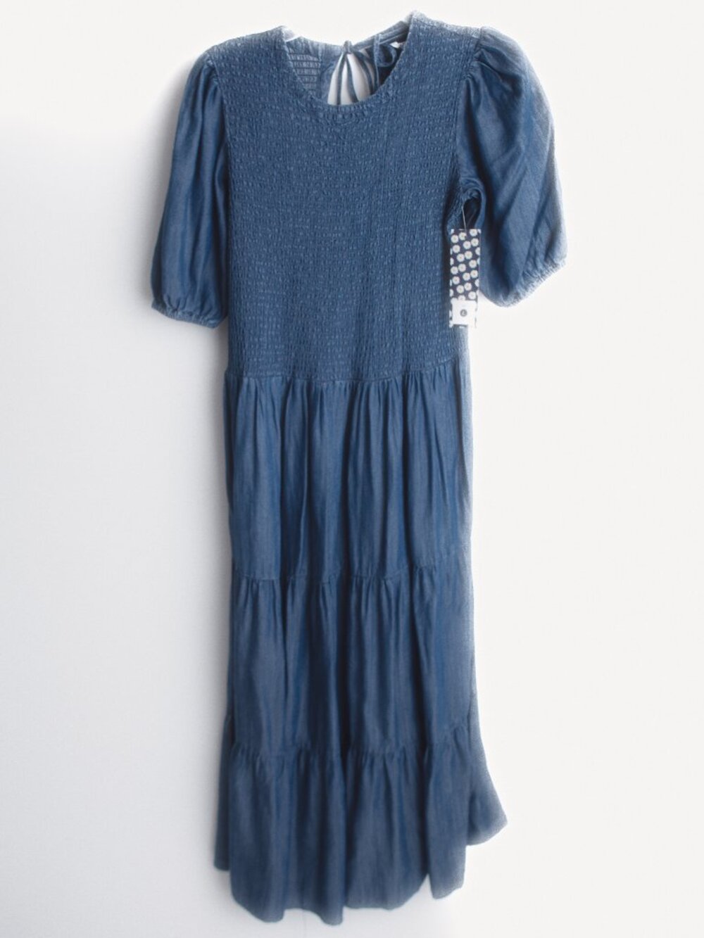 Chambray soft denim dress